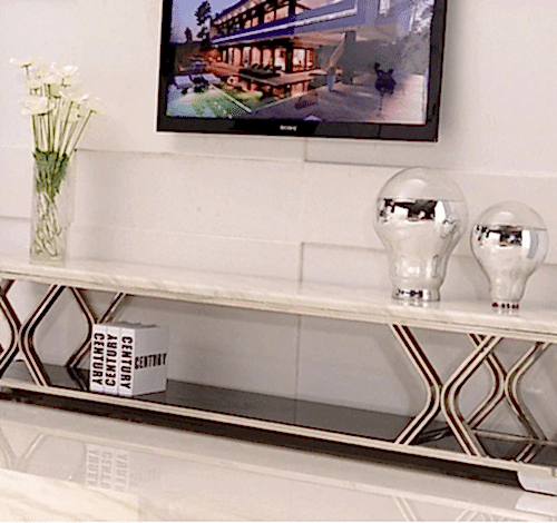 Viens Luxury(Lüks) Mermer Tv Sehpası (TV-1001)