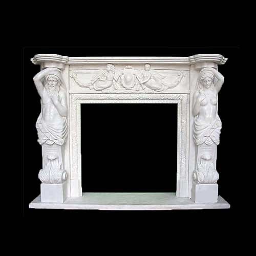 Gotik Mermer Şömine B0241